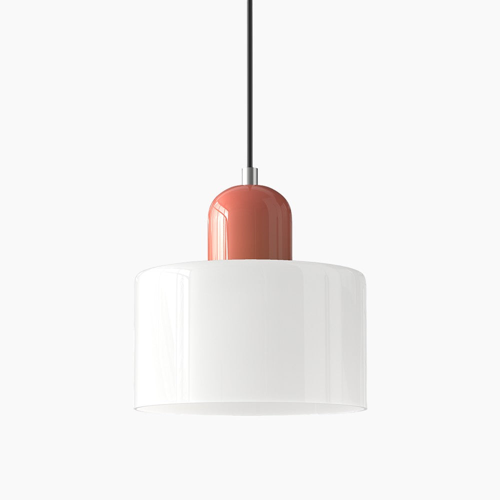 Moderne Pendelleuchte | LED Glas-Metall Design mit Druckknopfschalter | Elegante Beleuchtung für jeden Raum 11