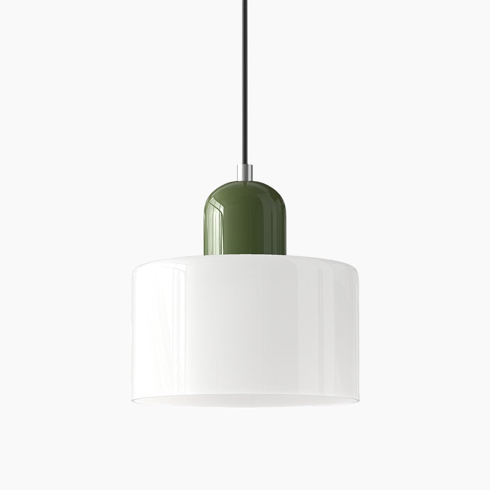 Moderne Pendelleuchte | LED Glas-Metall Design mit Druckknopfschalter | Elegante Beleuchtung für jeden Raum 13