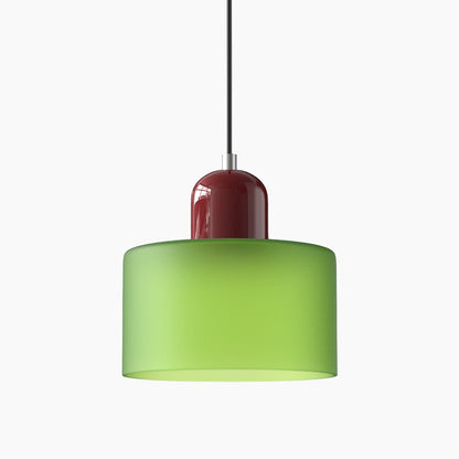 Moderne Pendelleuchte | LED Glas-Metall Design mit Druckknopfschalter | Elegante Beleuchtung für jeden Raum 17