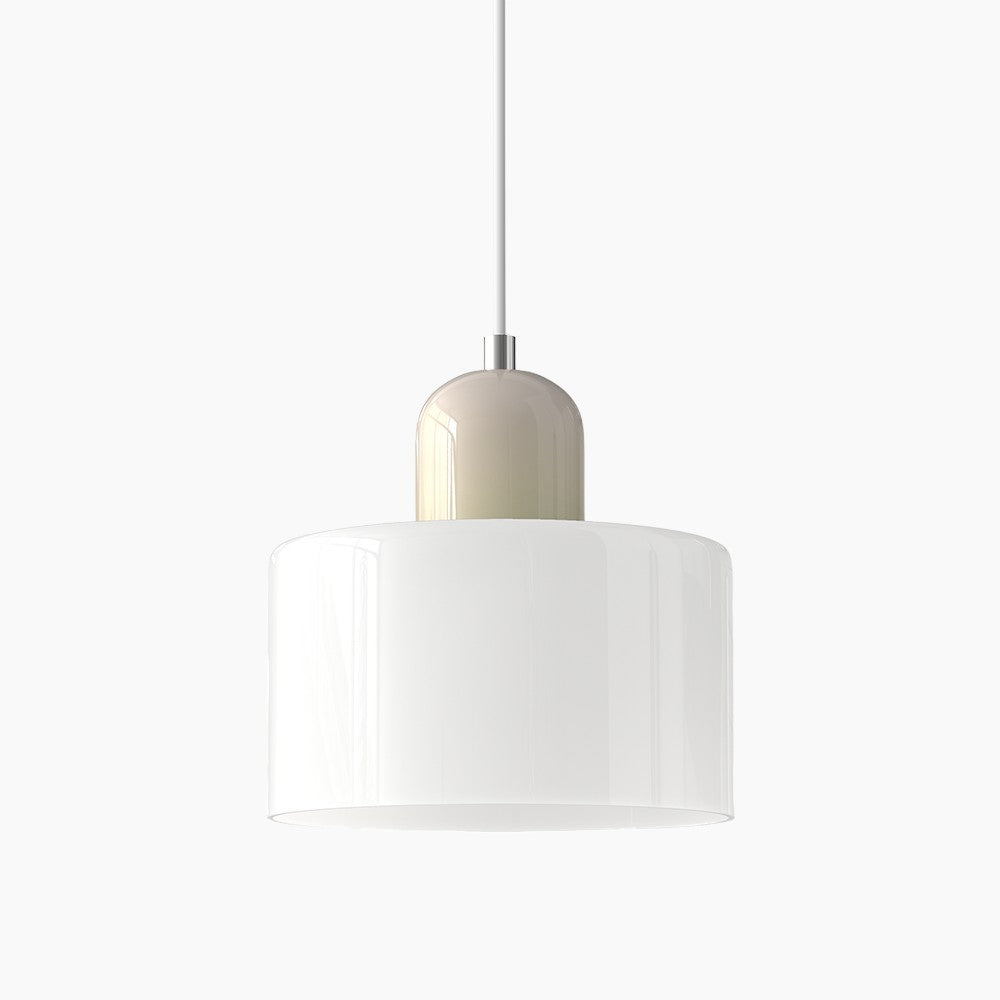 Moderne Pendelleuchte | LED Glas-Metall Design mit Druckknopfschalter | Elegante Beleuchtung für jeden Raum 21