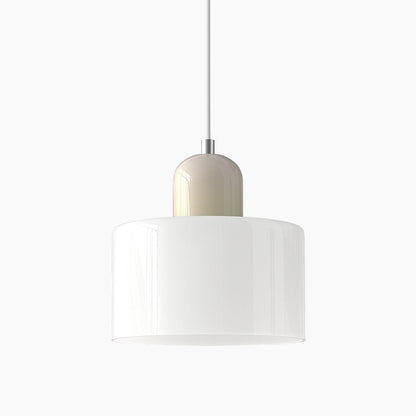 Moderne Pendelleuchte | LED Glas-Metall Design mit Druckknopfschalter | Elegante Beleuchtung für jeden Raum 21