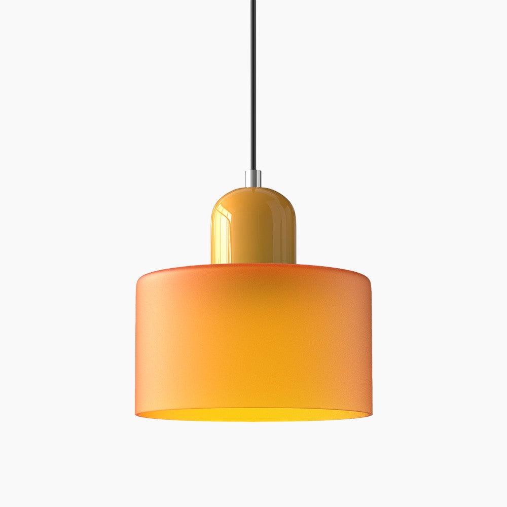 Moderne Pendelleuchte | LED Glas-Metall Design mit Druckknopfschalter | Elegante Beleuchtung für jeden Raum 22