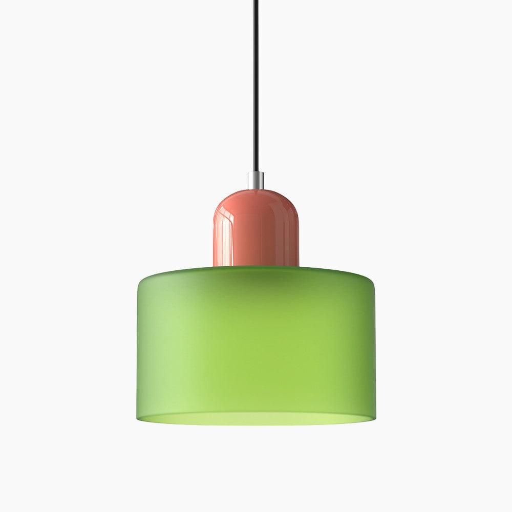 Moderne Pendelleuchte | LED Glas-Metall Design mit Druckknopfschalter | Elegante Beleuchtung für jeden Raum 23