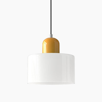 Moderne Pendelleuchte | LED Glas-Metall Design mit Druckknopfschalter | Elegante Beleuchtung für jeden Raum 26