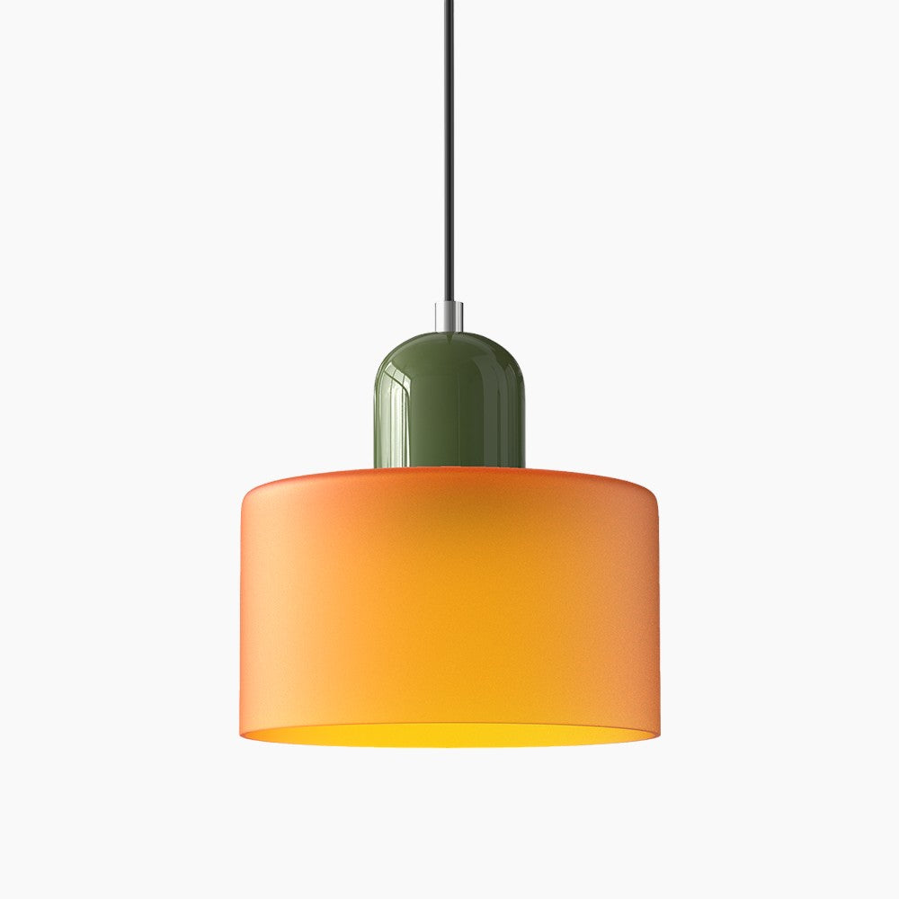 Moderne Pendelleuchte | LED Glas-Metall Design mit Druckknopfschalter | Elegante Beleuchtung für jeden Raum 27