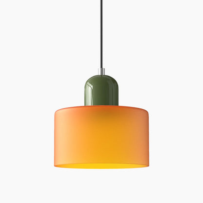 Moderne Pendelleuchte | LED Glas-Metall Design mit Druckknopfschalter | Elegante Beleuchtung für jeden Raum 27