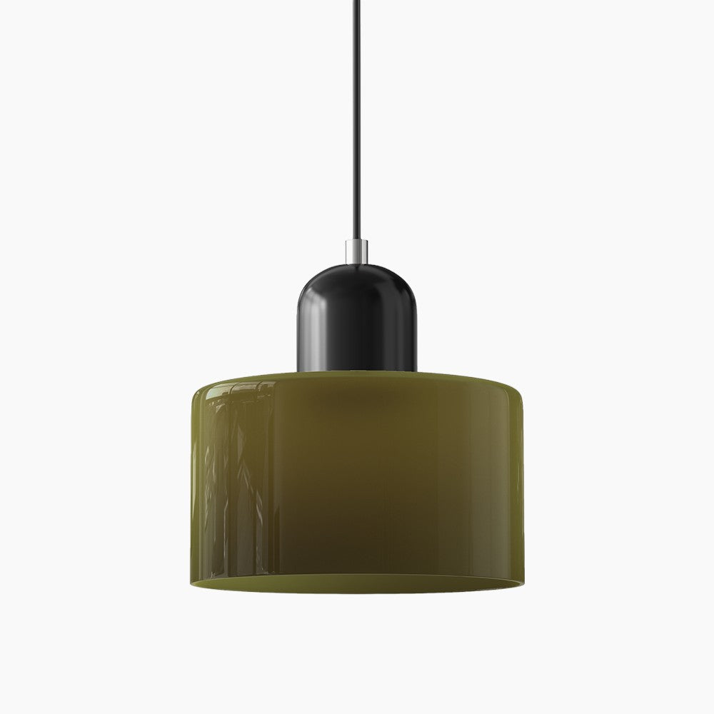 Moderne Pendelleuchte | LED Glas-Metall Design mit Druckknopfschalter | Elegante Beleuchtung für jeden Raum 29