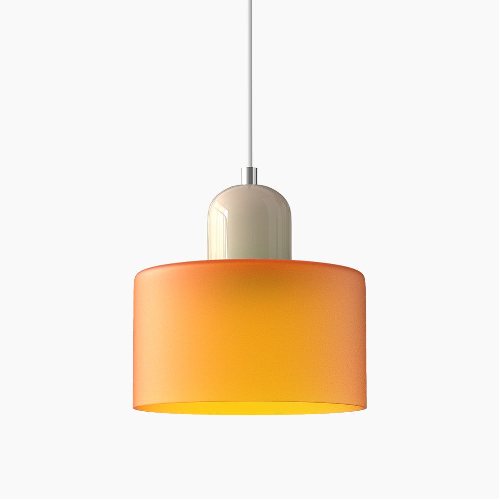 Moderne Pendelleuchte | LED Glas-Metall Design mit Druckknopfschalter | Elegante Beleuchtung für jeden Raum 30