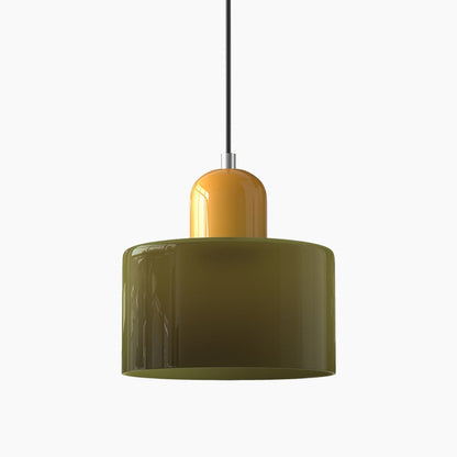 Moderne Pendelleuchte | LED Glas-Metall Design mit Druckknopfschalter | Elegante Beleuchtung für jeden Raum 32