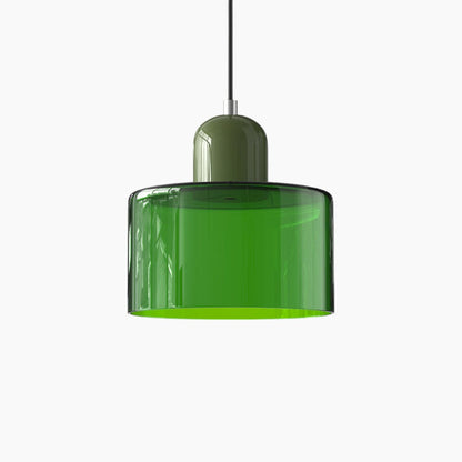 Moderne Pendelleuchte | LED Glas-Metall Design mit Druckknopfschalter | Elegante Beleuchtung für jeden Raum 34
