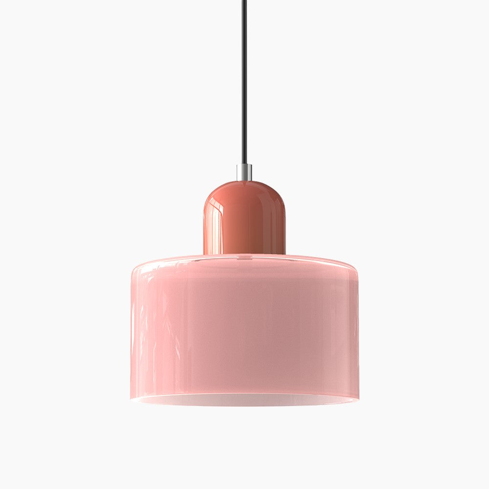 Moderne Pendelleuchte | LED Glas-Metall Design mit Druckknopfschalter | Elegante Beleuchtung für jeden Raum 35
