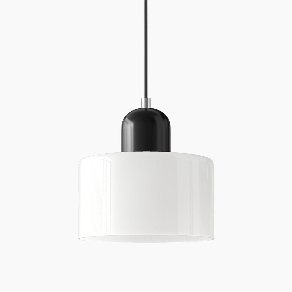 Moderne Pendelleuchte | LED Glas-Metall Design mit Druckknopfschalter | Elegante Beleuchtung für jeden Raum 36