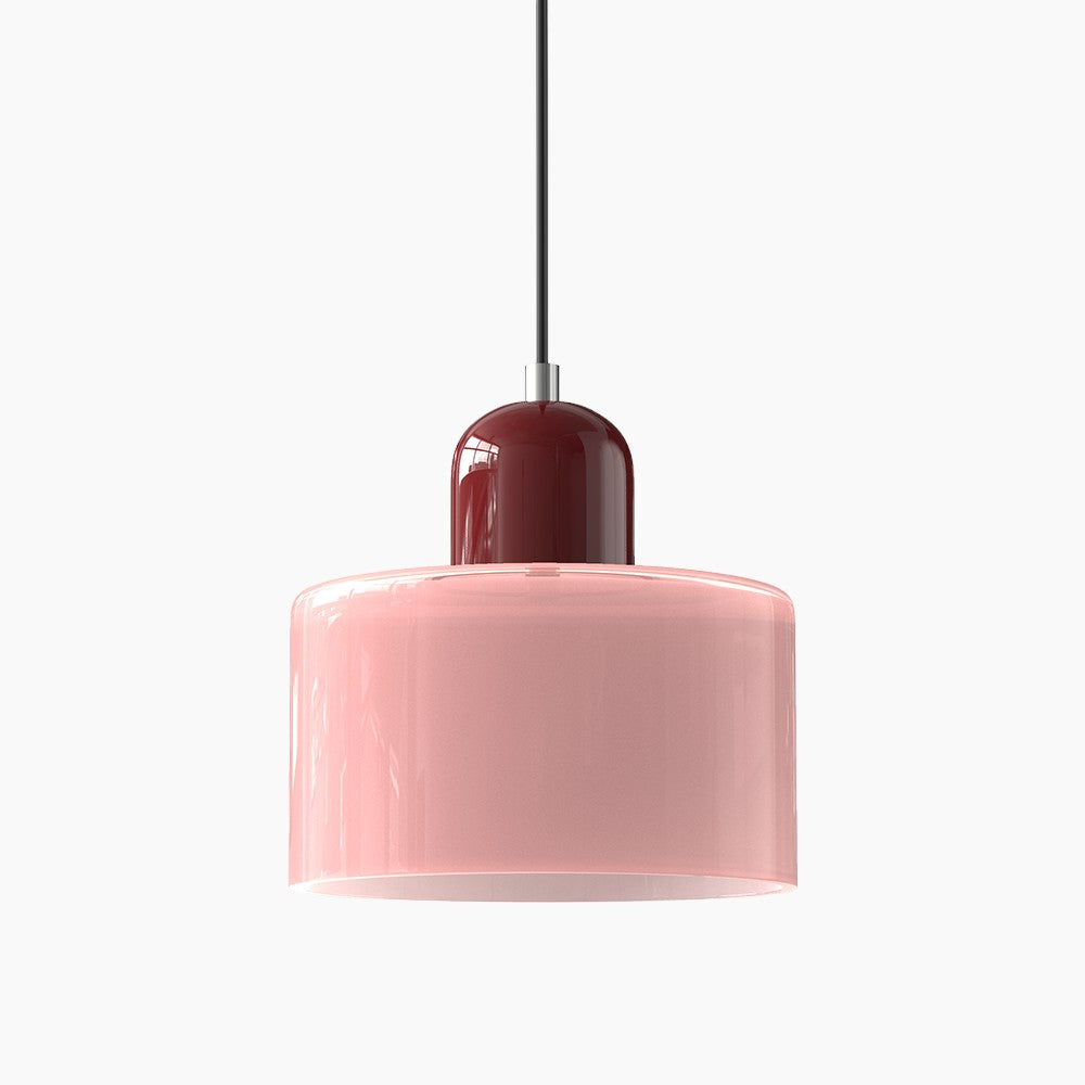 Moderne Pendelleuchte | LED Glas-Metall Design mit Druckknopfschalter | Elegante Beleuchtung für jeden Raum 38