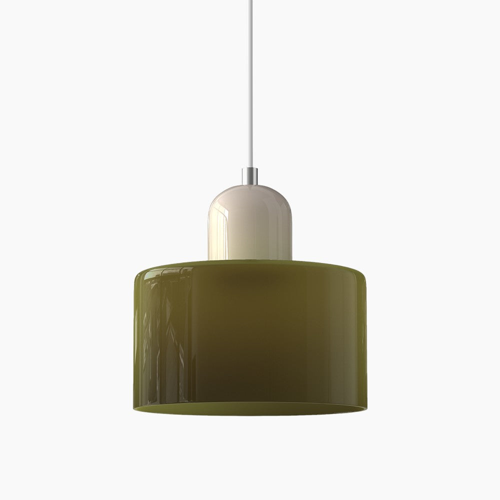 Moderne Pendelleuchte | LED Glas-Metall Design mit Druckknopfschalter | Elegante Beleuchtung für jeden Raum 39