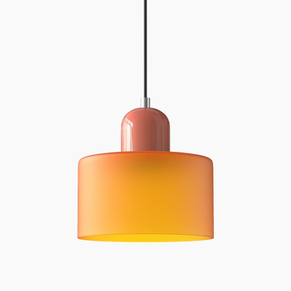 Moderne Pendelleuchte | LED Glas-Metall Design mit Druckknopfschalter | Elegante Beleuchtung für jeden Raum 41