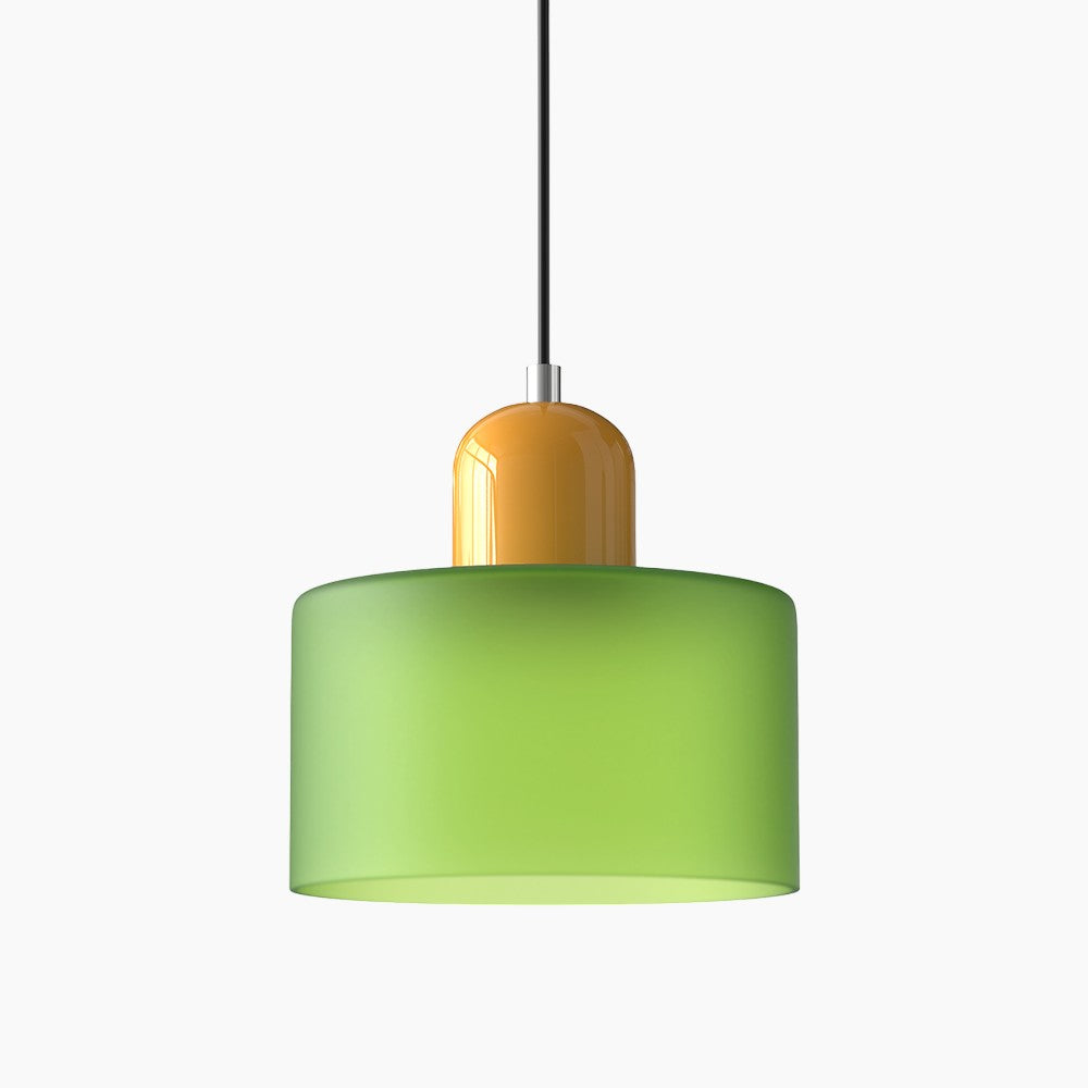 Moderne Pendelleuchte | LED Glas-Metall Design mit Druckknopfschalter | Elegante Beleuchtung für jeden Raum 42