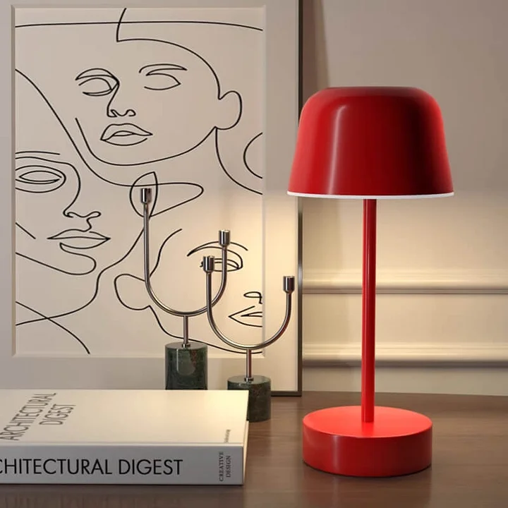 Moderne Tischlampe | Tragbare, kabellose Eisenlampe mit dimmbarem Licht | Vielseitige Beleuchtung für jeden Raum 2