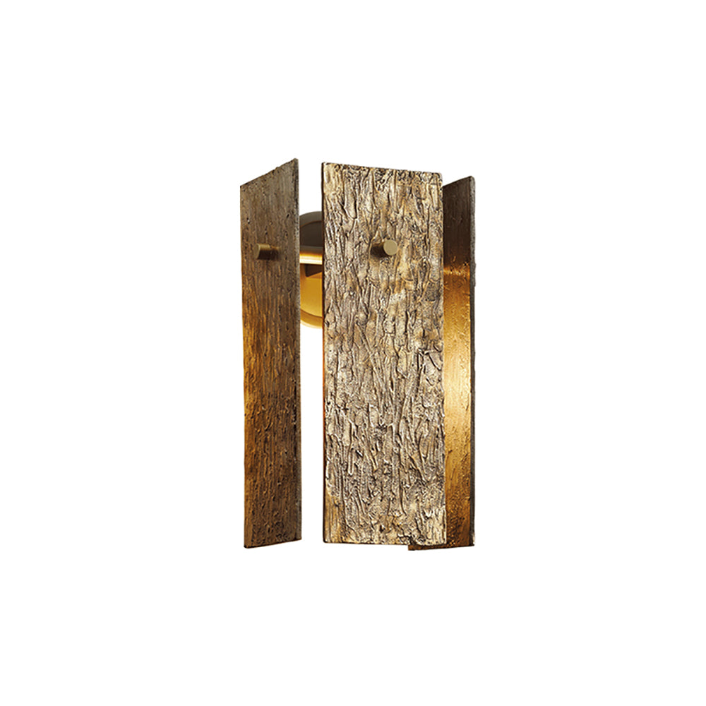 Moderne Wandleuchte Innen | Rechteckige Messingleuchte mit Dimmfunktion | Elegantes Design für Stilvolle Räume 4