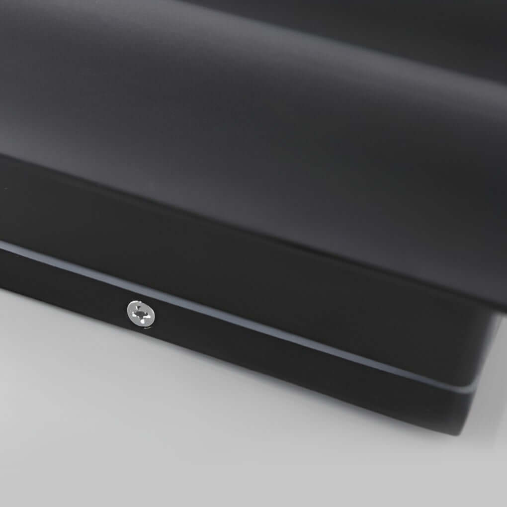 Moderne Wandleuchte Schwarz | LED Außenleuchte mit Wellen-Design | Robuste Aluminiumkonstruktion für Stilvolle Beleuchtung 7