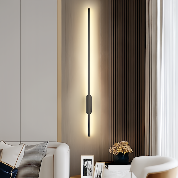 Moderne Wandleuchte Schwarz | LED Wandlampe mit Elegantem Design für Stilvolle Beleuchtung 3