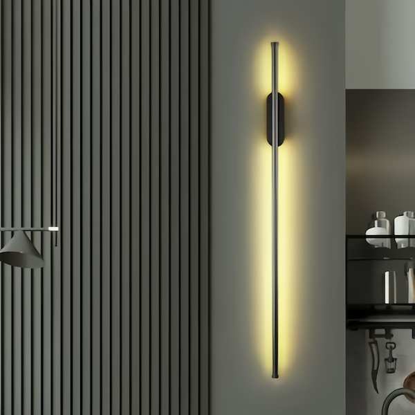 Moderne Wandleuchte Schwarz | LED Wandlampe mit Elegantem Design für Stilvolle Beleuchtung 4