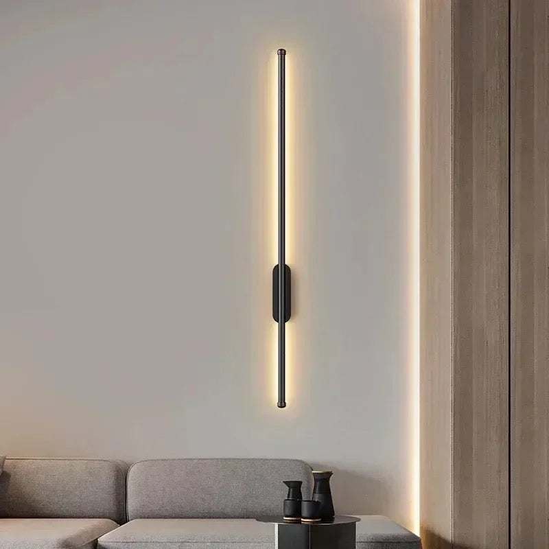 Moderne Wandleuchte Schwarz | LED Wandlampe mit Elegantem Design für Stilvolle Beleuchtung 6