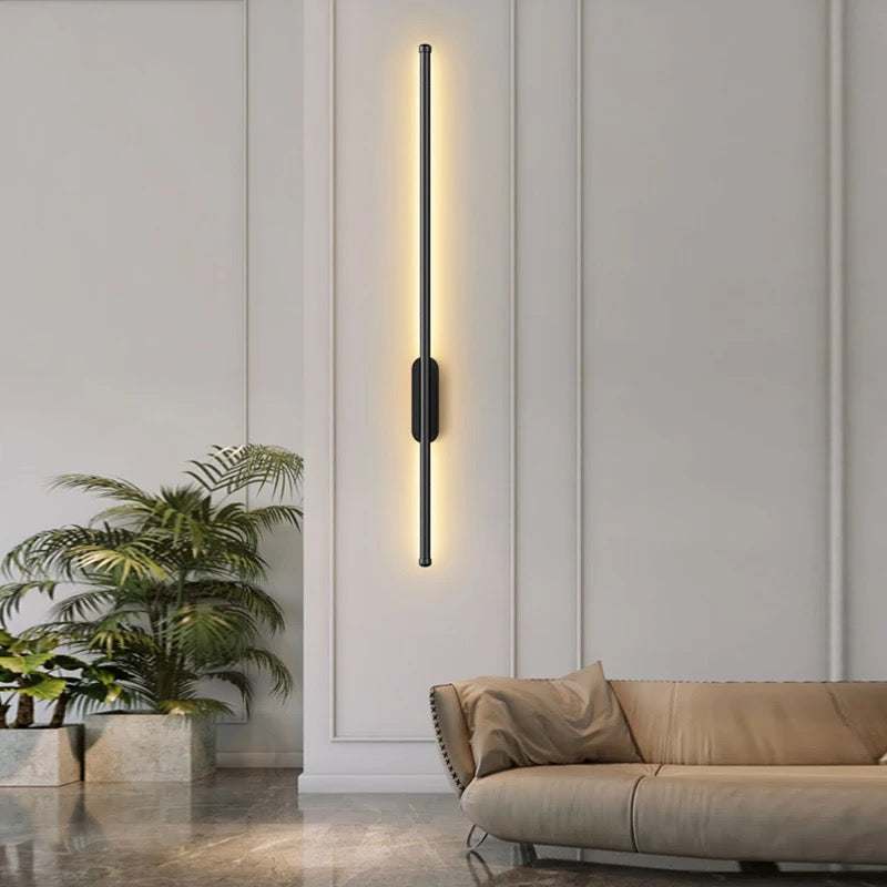 Moderne Wandleuchte Schwarz | LED Wandlampe mit Elegantem Design für Stilvolle Beleuchtung 7