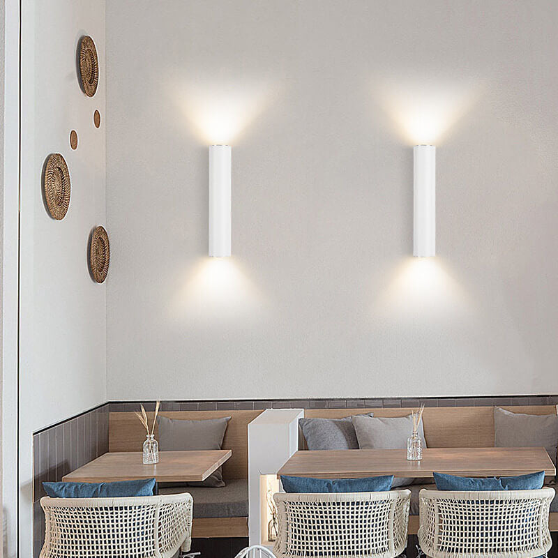 Moderne Wandleuchte Schwarz | LED Wandleuchte mit 2 Lichtquellen | Stilvolle Beleuchtung für Innenräume 2