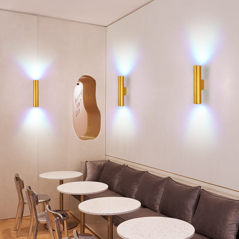 Moderne Wandleuchte Schwarz | LED Wandleuchte mit 2 Lichtquellen | Stilvolle Beleuchtung für Innenräume 8
