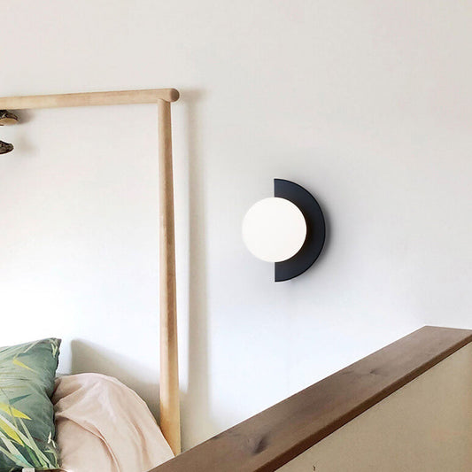 Moderne Wandleuchte | Kugelförmige Wandlampe mit Dimmfunktion | Stilvolle Beleuchtung für Wohnzimmer und Schlafzimmer 0