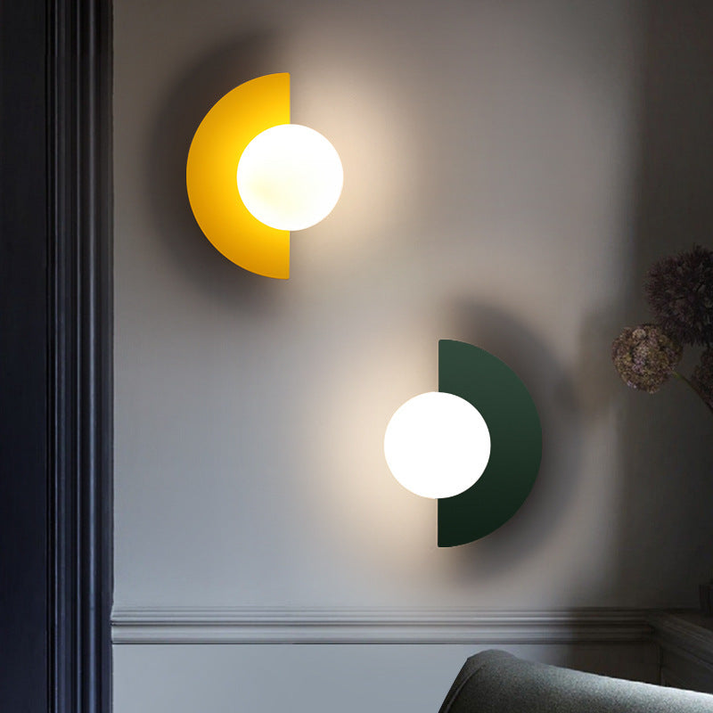 Moderne Wandleuchte | Kugelförmige Wandlampe mit Dimmfunktion | Stilvolle Beleuchtung für Wohnzimmer und Schlafzimmer 3