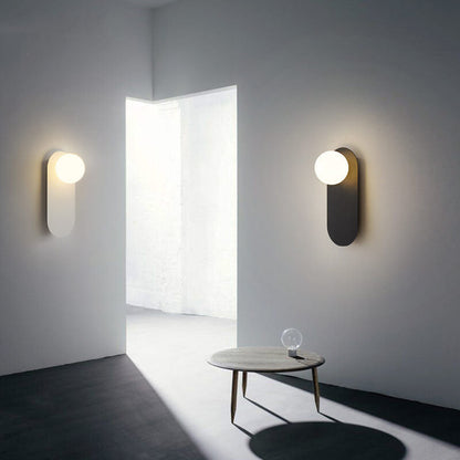 Moderne Wandleuchte | Minimalistische Wandlampe mit Glasring | Elegante Innenbeleuchtung für Stilvolle Akzente 1