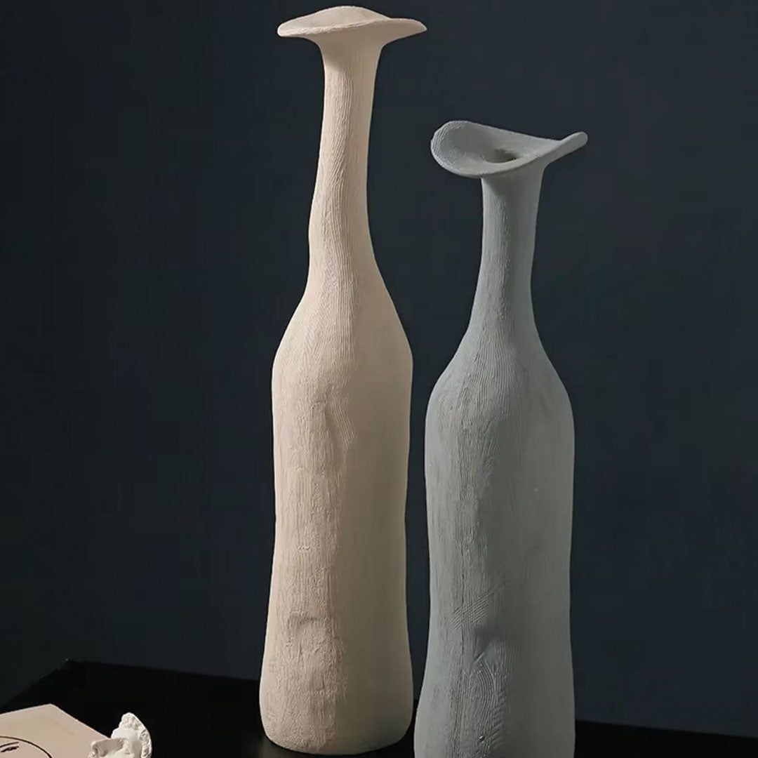 Morandi | Vase Set aus Keramik mit Kunstvollen Texturen | Erdige Töne für Stil und Eleganz 5