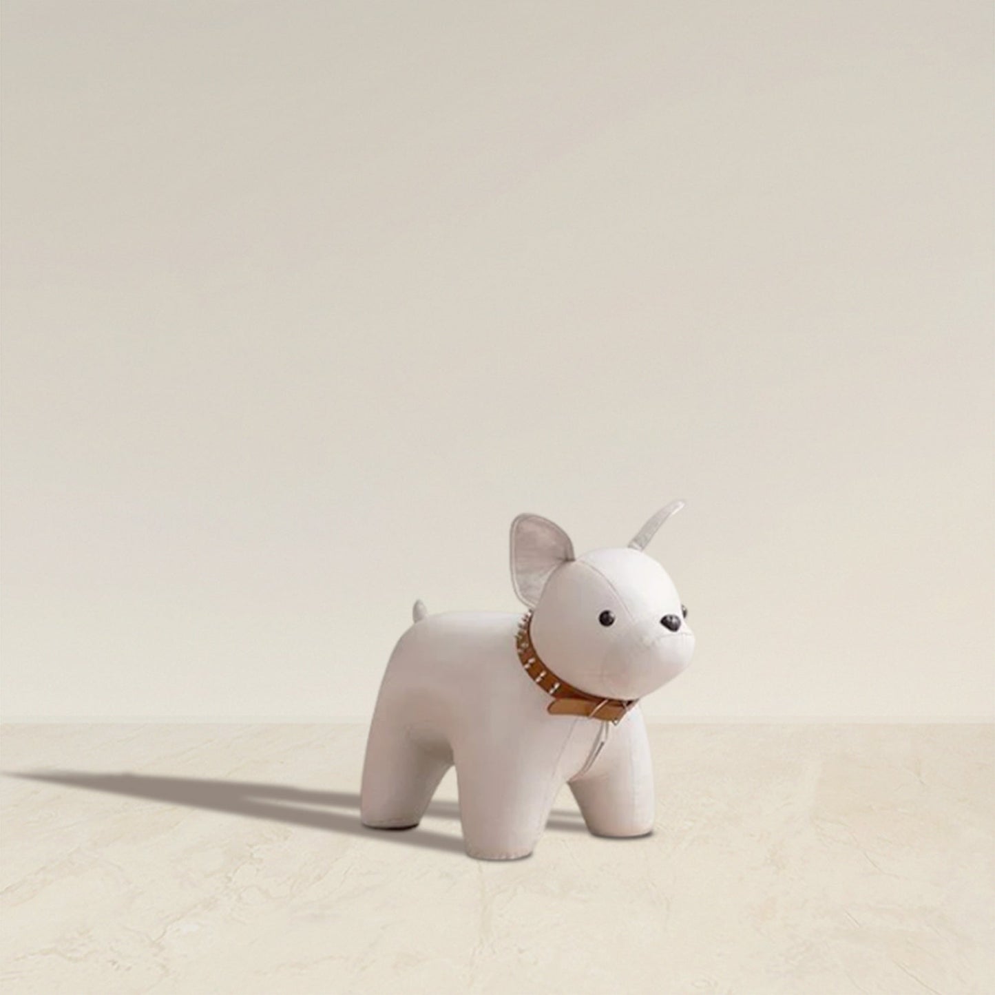 Niedlicher Kinderhocker mit Bulldoggen-Design | Robuster Holzrahmen für Spielzimmer 1