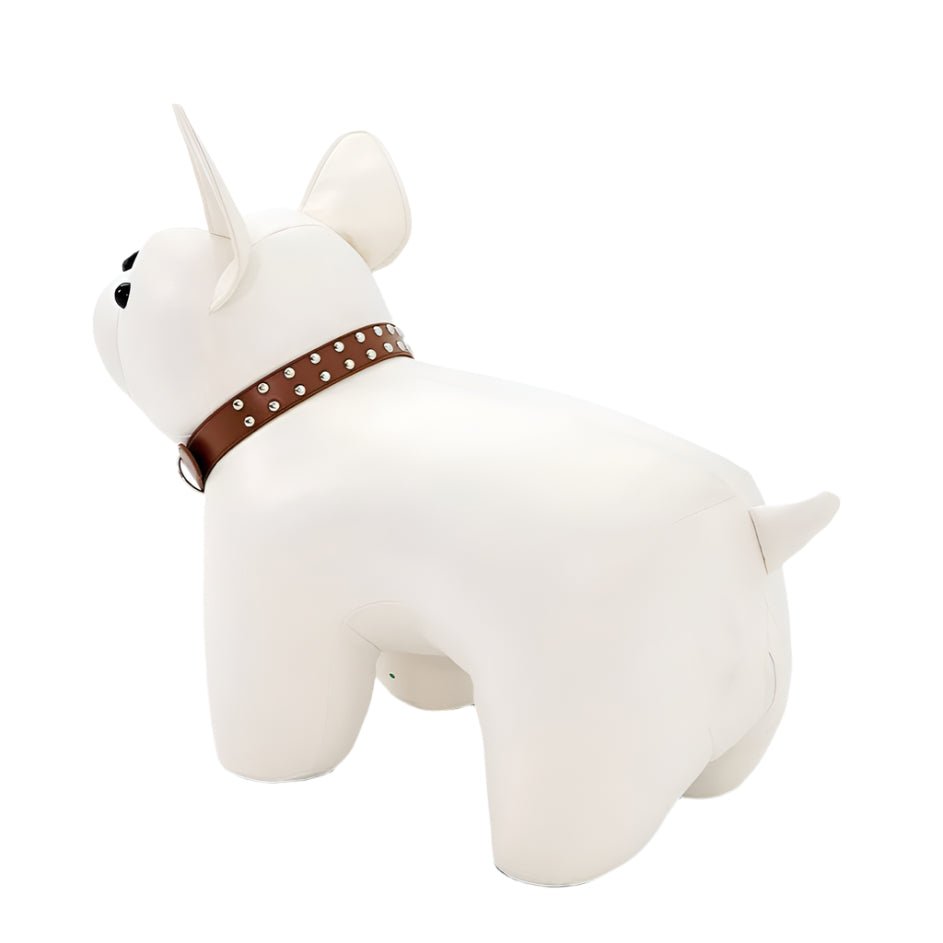 Niedlicher Kinderhocker mit Bulldoggen-Design | Robuster Holzrahmen für Spielzimmer 2