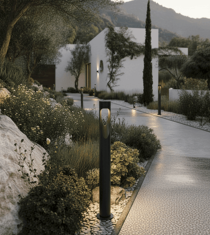 Nilo | Gartenleuchte aus Eisen mit Modernem Design | Wetterfest für Stilvolle Außenbereiche 6