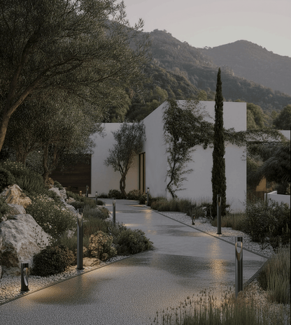 Nilo | Gartenleuchte aus Eisen mit Modernem Design | Wetterfest für Stilvolle Außenbereiche 8