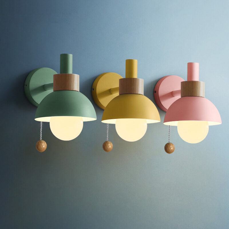 Nordic Macaron | Wandleuchte Innen mit Buntem Glas & Modernem Design | Stilvolle Beleuchtung für Wohnzimmer und Schlafzimmer 1