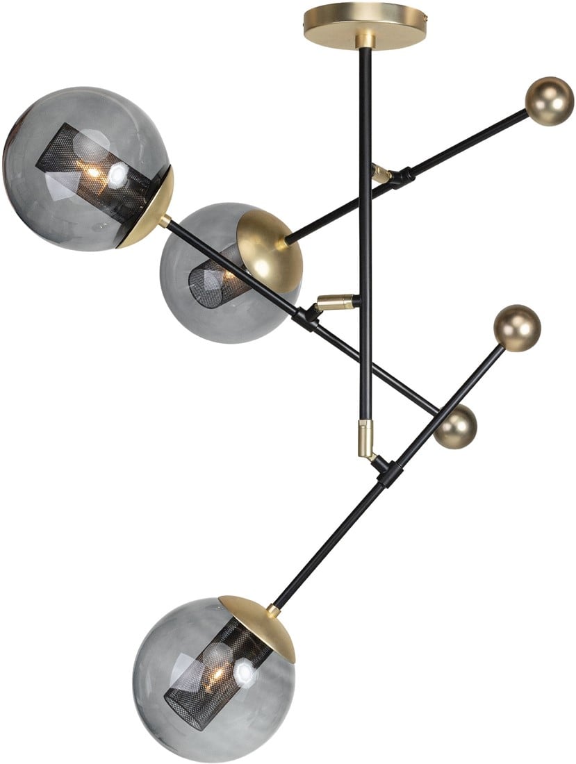 Orbit | Große Pendelleuchte Schwarz mit Dimmbaren Armen | Elegantes Design für Individuelle Lichtgestaltung 0