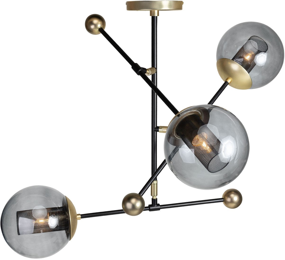 Orbit | Große Pendelleuchte Schwarz mit Dimmbaren Armen | Elegantes Design für Individuelle Lichtgestaltung 1