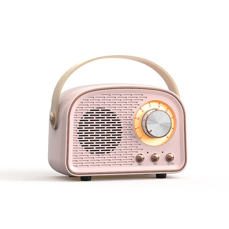 Retro Bluetooth Lautsprecher | Kabellose Verbindung mit Hervorragendem Klang | Tragbarer Lautsprecher für Stil und Genuss 6