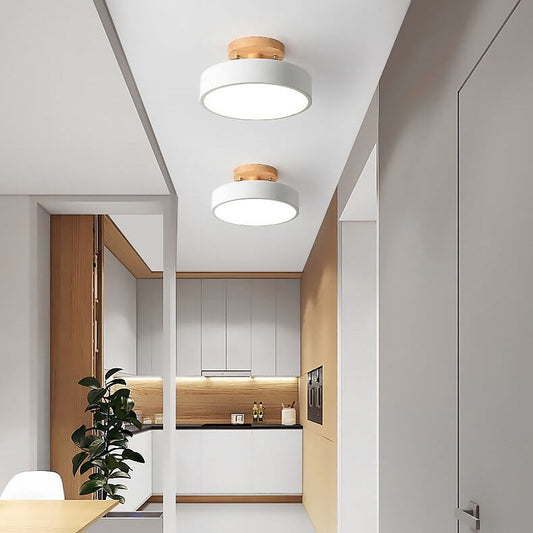 Runde LED-Deckenleuchte für Halbbündige Montage | Modernes Design für Stilvolle Wohnzimmer 0
