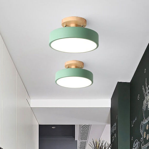 Runde LED-Deckenleuchte für Halbbündige Montage | Modernes Design für Stilvolle Wohnzimmer 1