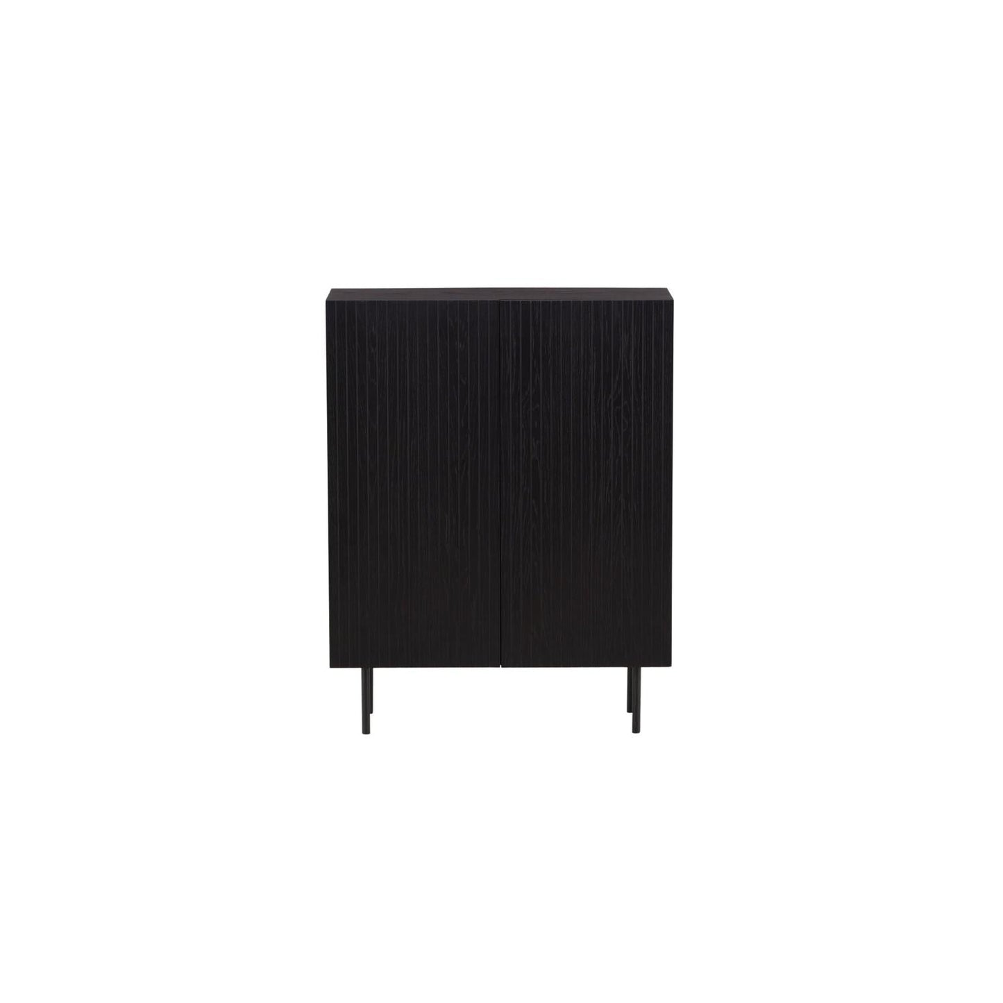 Skandinavisches Highboard Schwarz mit Praktischem Stauraum für Elegante Wohnräume 0