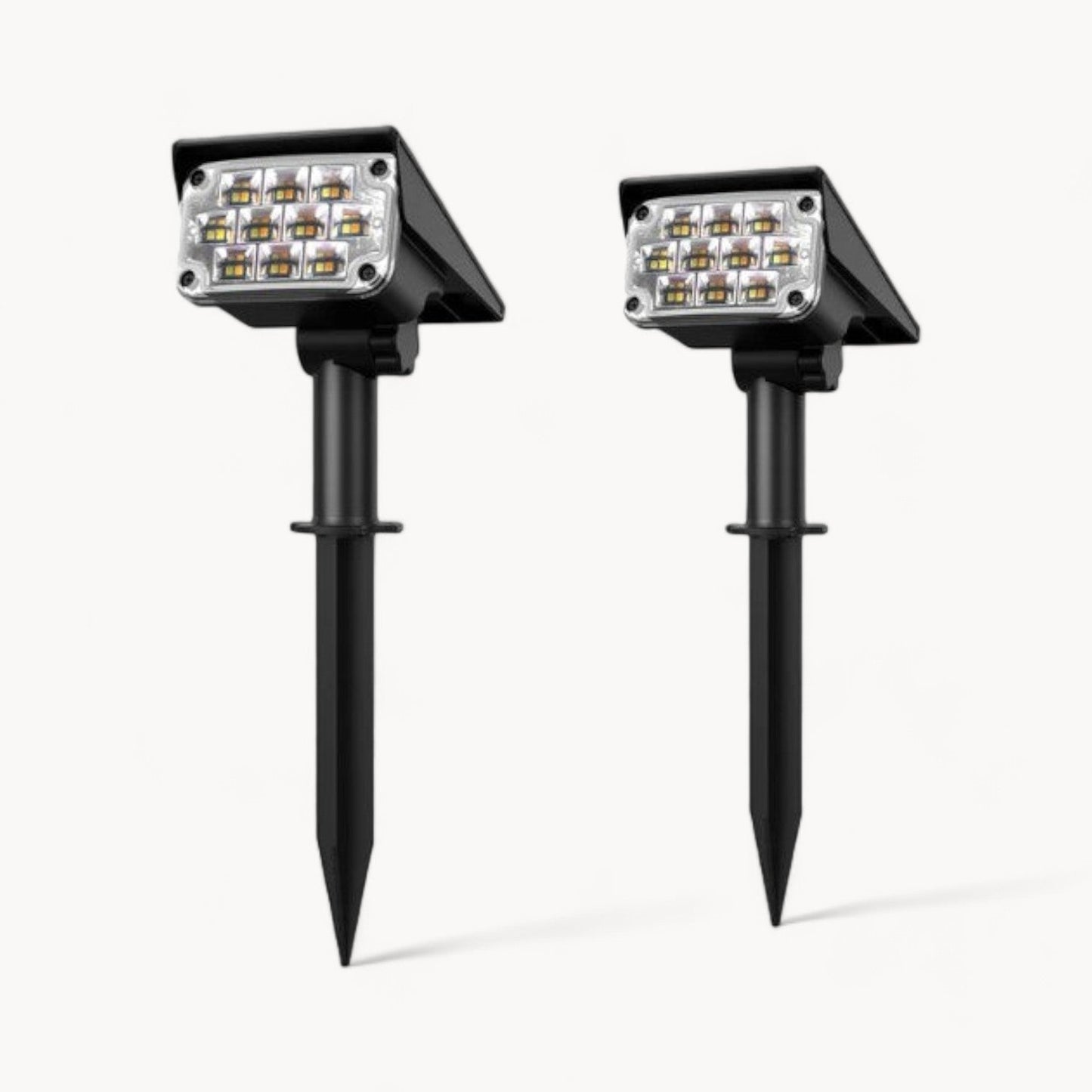 Solar Gartenstrahler | Kabelloser LED-Scheinwerfer mit Automatischem Ein/Aus | Umweltfreundliche Beleuchtung für Ihren Garten 0