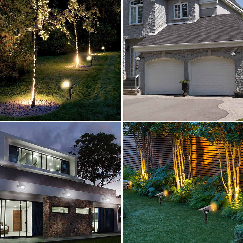 Solar Gartenstrahler | Kabelloser LED-Scheinwerfer mit Automatischem Ein/Aus | Umweltfreundliche Beleuchtung für Ihren Garten 2