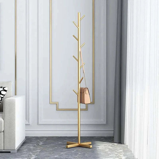Stylischer Garderobenständer aus Metall mit Modernem Design | Platzsparende Lösung für Ordnung im Wohnzimmer 0