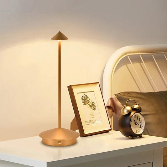 Tischleuchte | Kabellose LED Tischlampe mit Touch-Bedienung | Flexibles Design für stilvolles Licht in jedem Raum 0