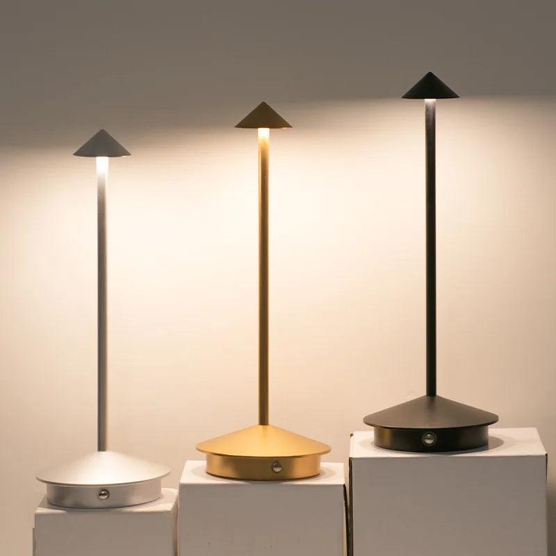 Tischleuchte | Kabellose LED Tischlampe mit Touch-Bedienung | Flexibles Design für stilvolles Licht in jedem Raum 2