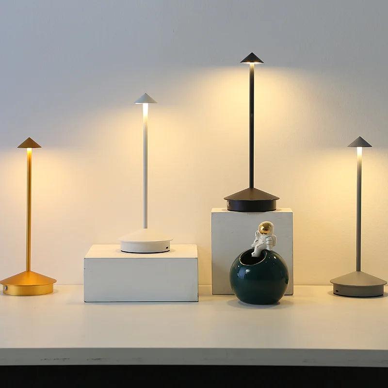Tischleuchte | Kabellose LED Tischlampe mit Touch-Bedienung | Flexibles Design für stilvolles Licht in jedem Raum 3
